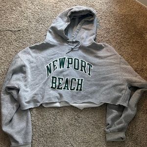 JOHN GALT cropped newport beach hoodie